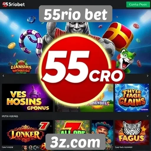 Visão geral dos jogos disponíveis no 55rio bet